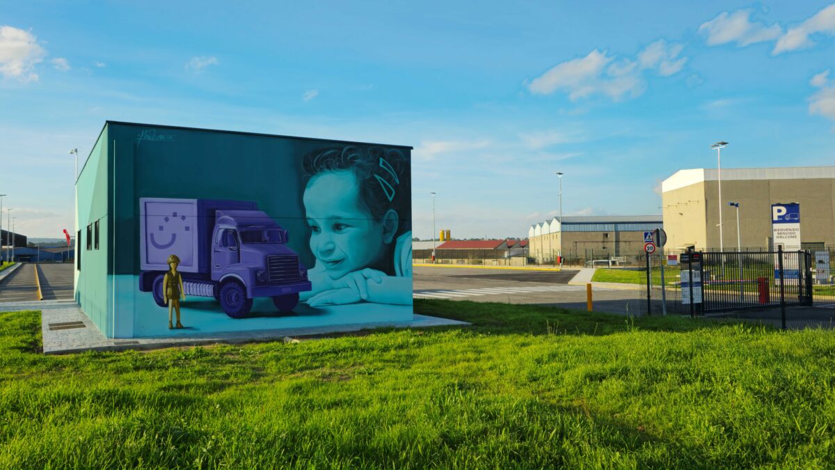 Inauguración aparcamiento de camiones polígono San Cibrao